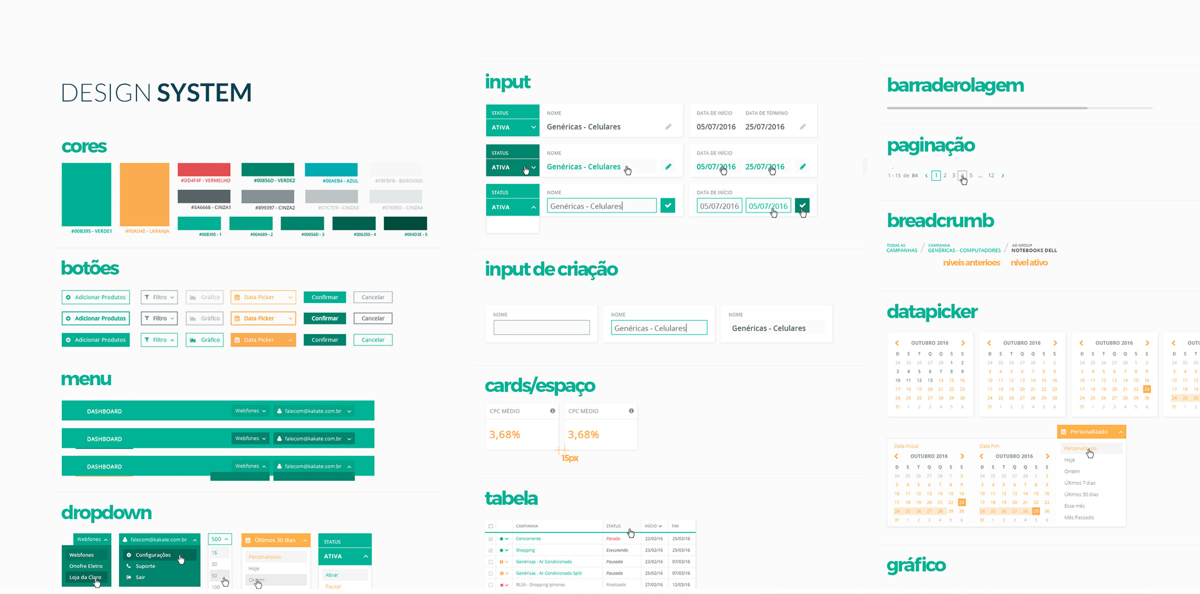 B2WAds Ad Platform Startup Design System