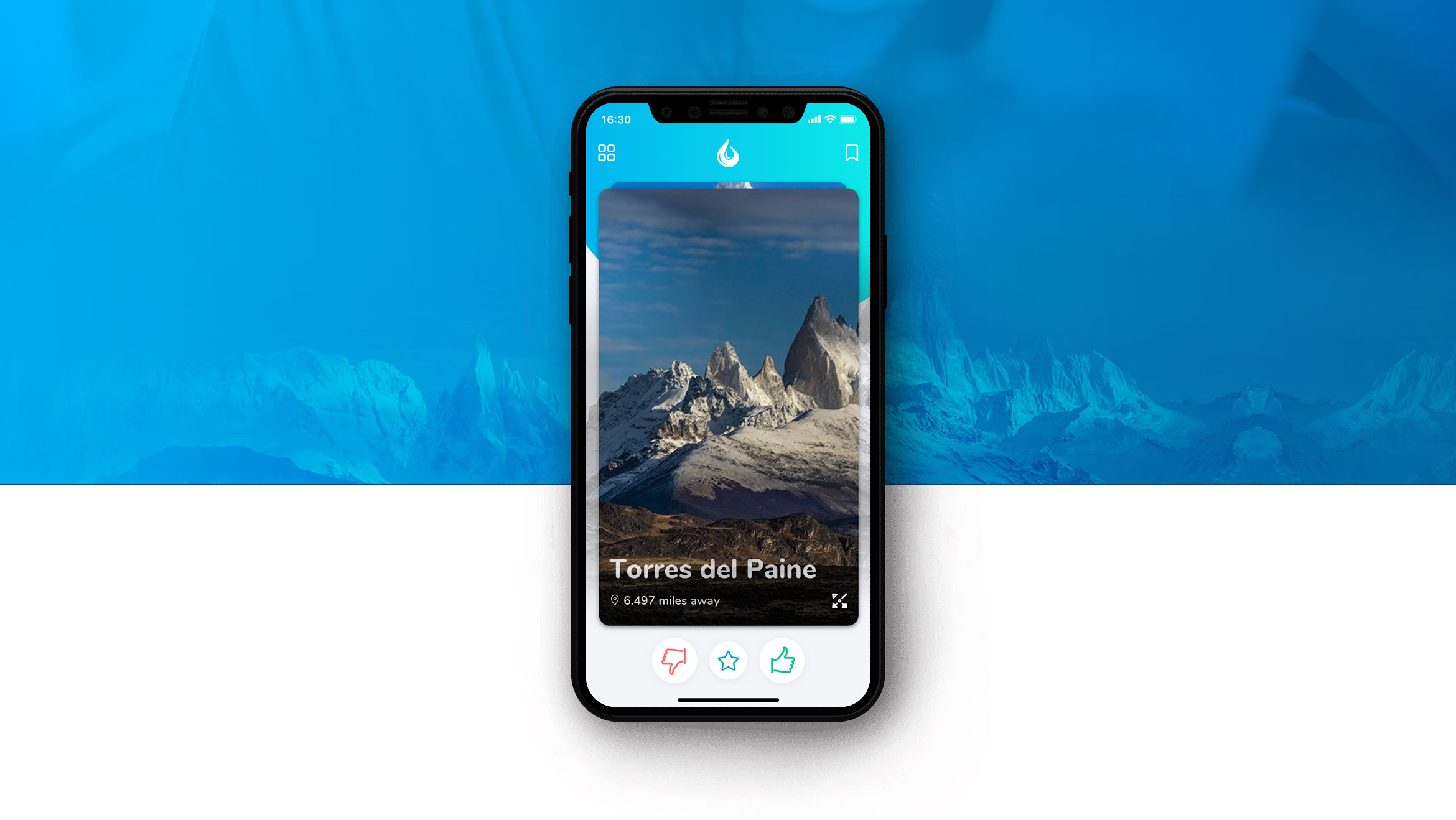 Fakinder, Design Mobile App travel