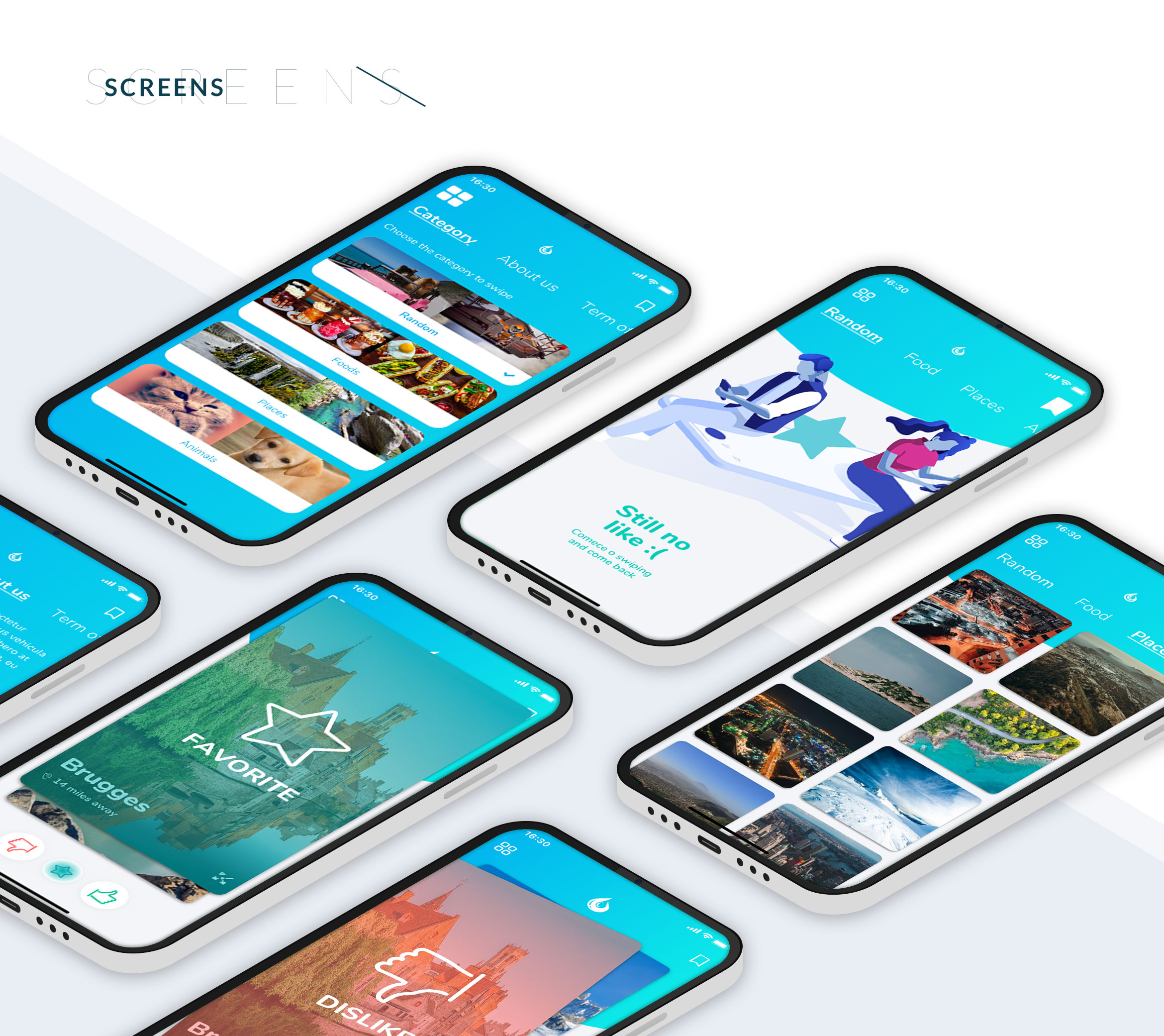 Fakinder, Design Mobile App project